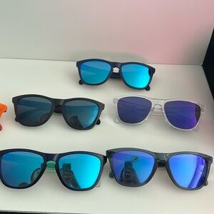 7 pair Oakley sunglasses frog skin bundle